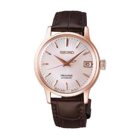 SEIKO Presage Automatic Brown leather Strap SRP852J1