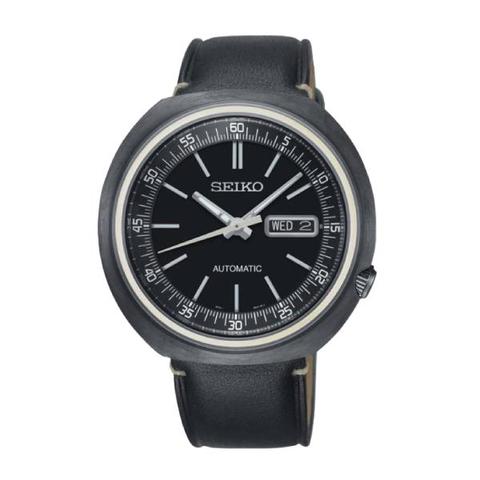 SEIKO Recraft Automatic Black Leather Strap SRPC15K1