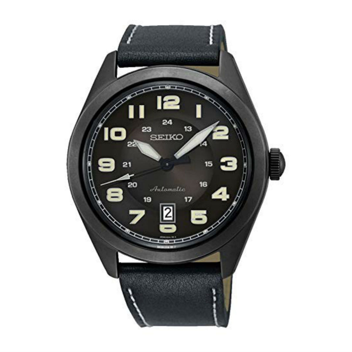 Seiko Neo Sports Men's Automatic Black IP SRPC89K1 Watch