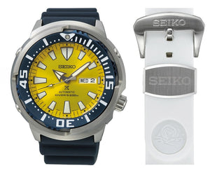 SEIKO Yellow Butterfly Fish Tuna SRPD15K1 Limited Edition Diver's Watch