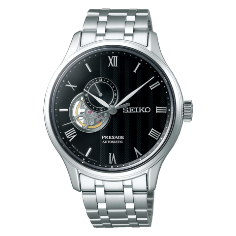 SEIKO Presage Made in Japan Open Heart Automatic Stainless Steel Band SSA377J1/SARY093