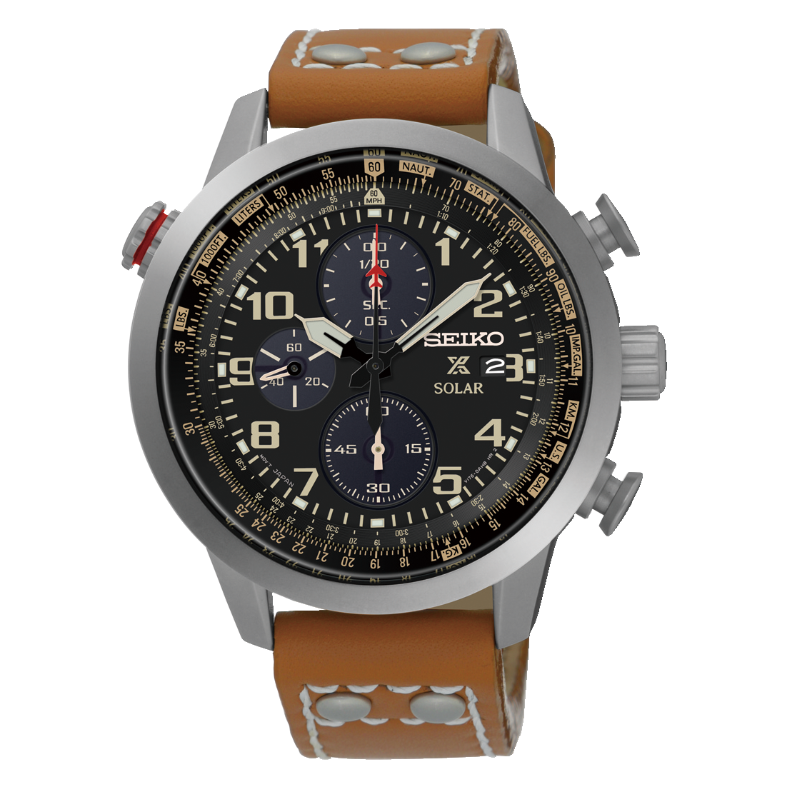SEIKO Prospex Chronograph Brown Leather SSC421P1
