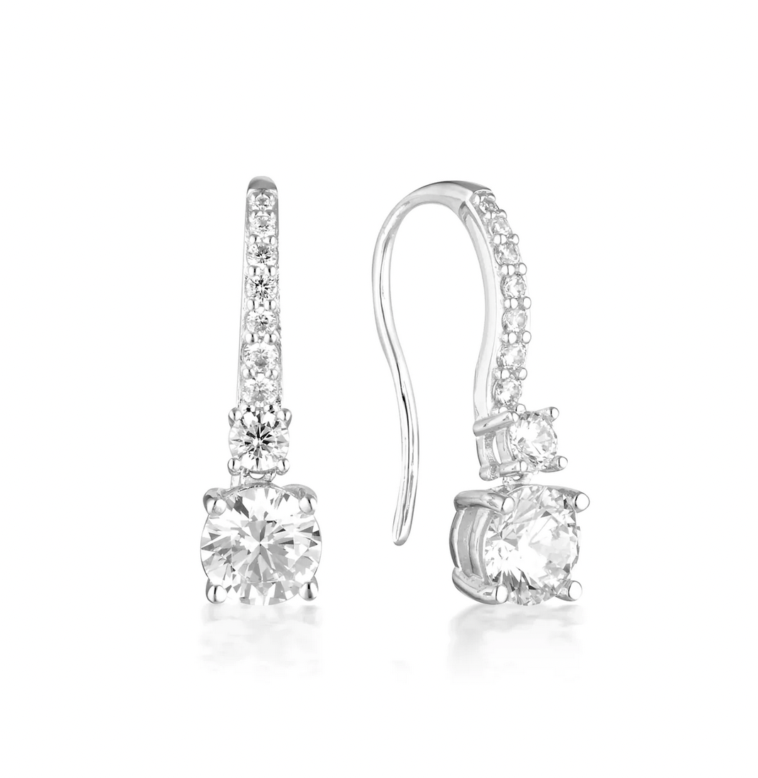 GEORGINI Iconic Bridal Daphne Earrings Silver IE984W