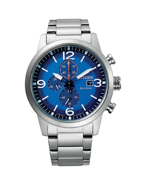 CITIZEN EcoDrive Chronograph Blue Men's Watch CA0741-89L