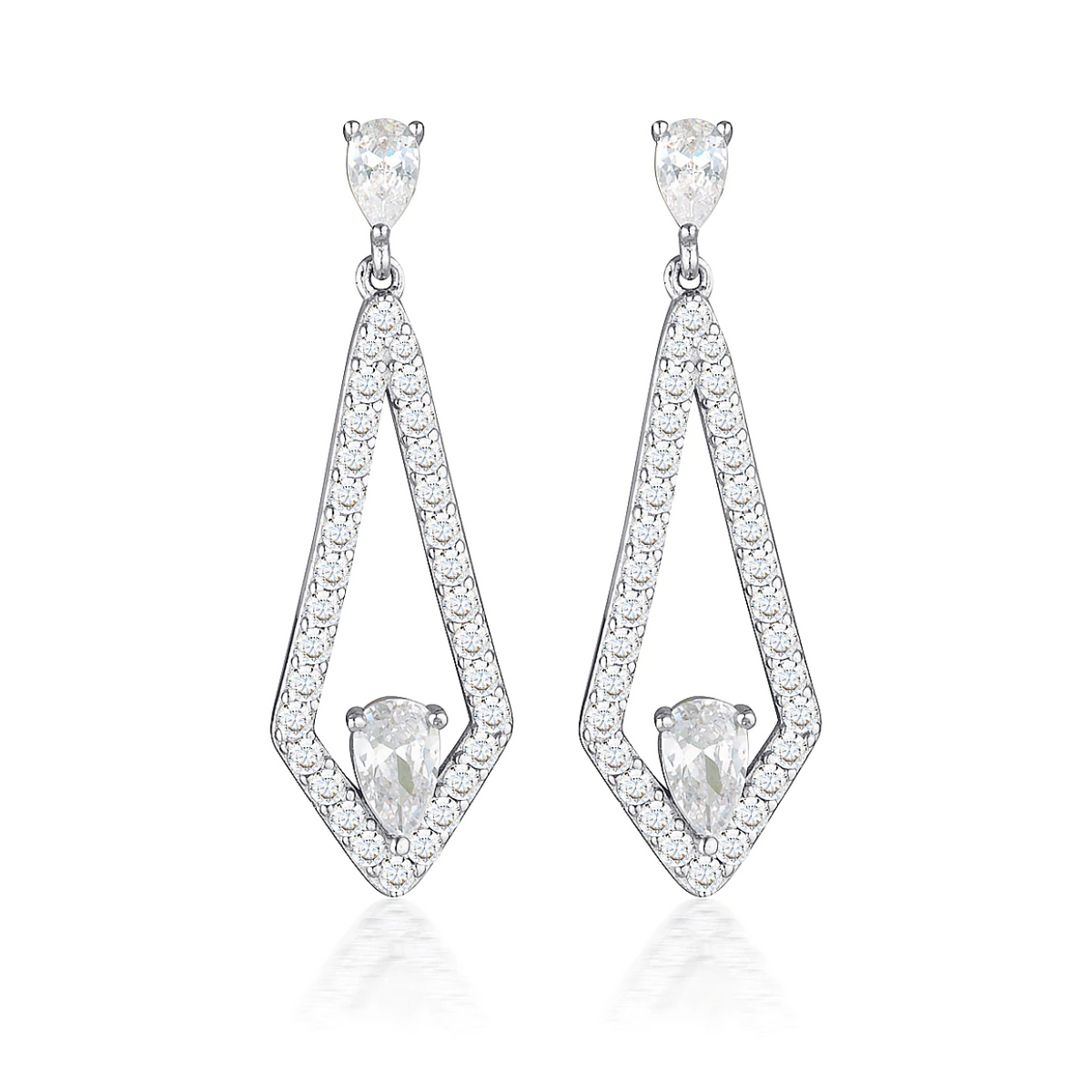 GEORGINI Reflection Evoke Earrings Silver IE1054W