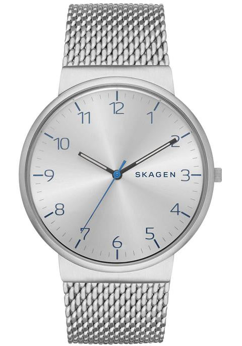 skagen women's ancher stainless steel mesh dress quartz watch Contemporary luxury watch and Jewellery retailer
