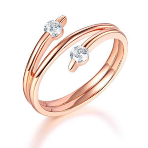 14K Rose Gold Wedding Band Stylish Ring 0.2 Ct Diamond Fine Jewelry MKR7120