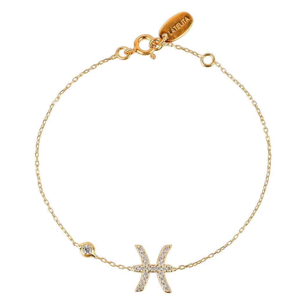 Zodiac Horoscope Star Sign Bracelet Pisces