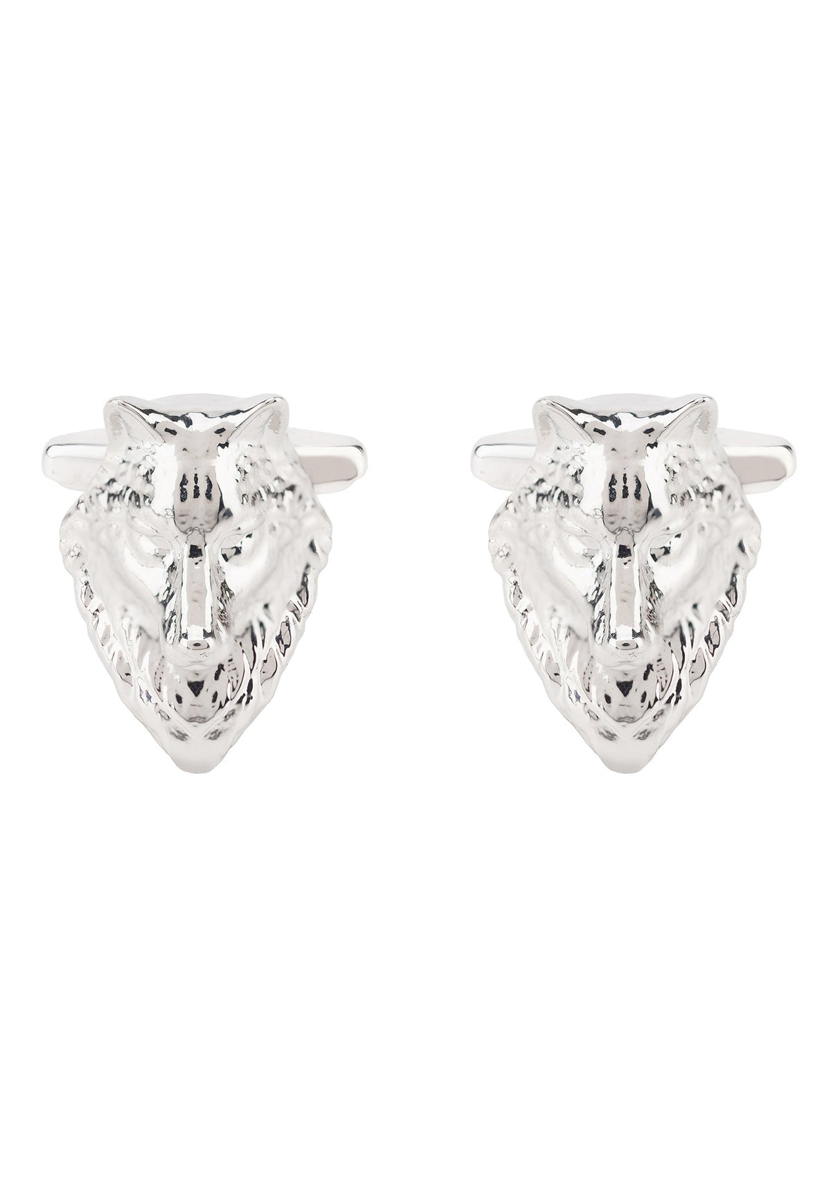 Wolf Pack Cufflinks Silver