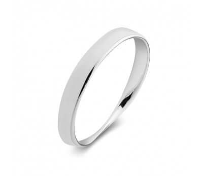 Sterling Silver Allure Fashion Tapered Bangle