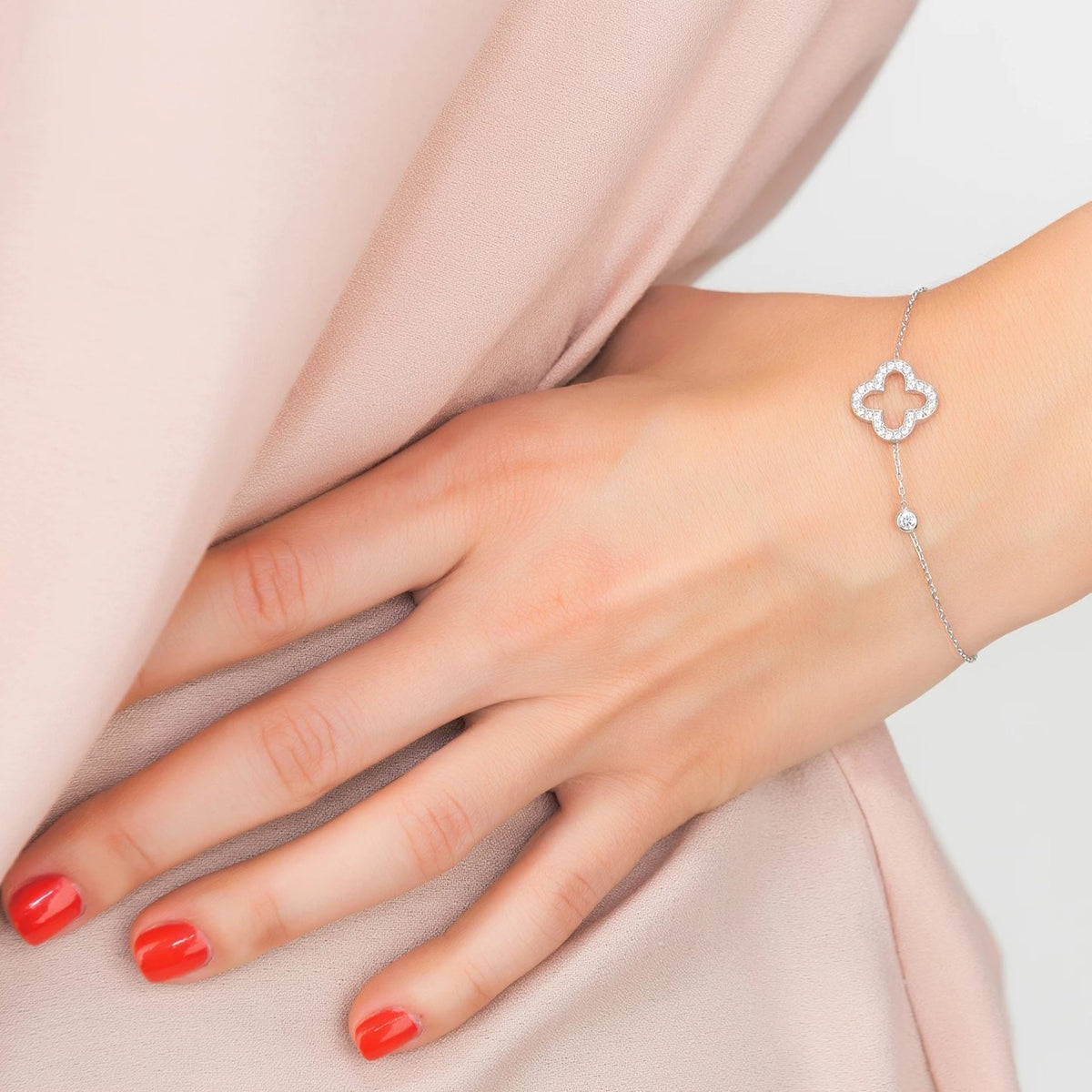 Open Clover Bracelet