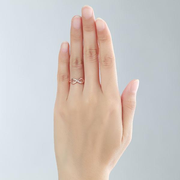 14K Rose Gold Wedding Band Women Diamond Ring MKR7112