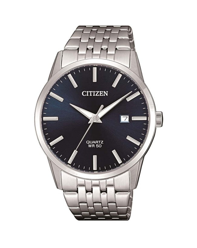 Citizen Mens Stainless Steel Quartz Date BI5000-87L