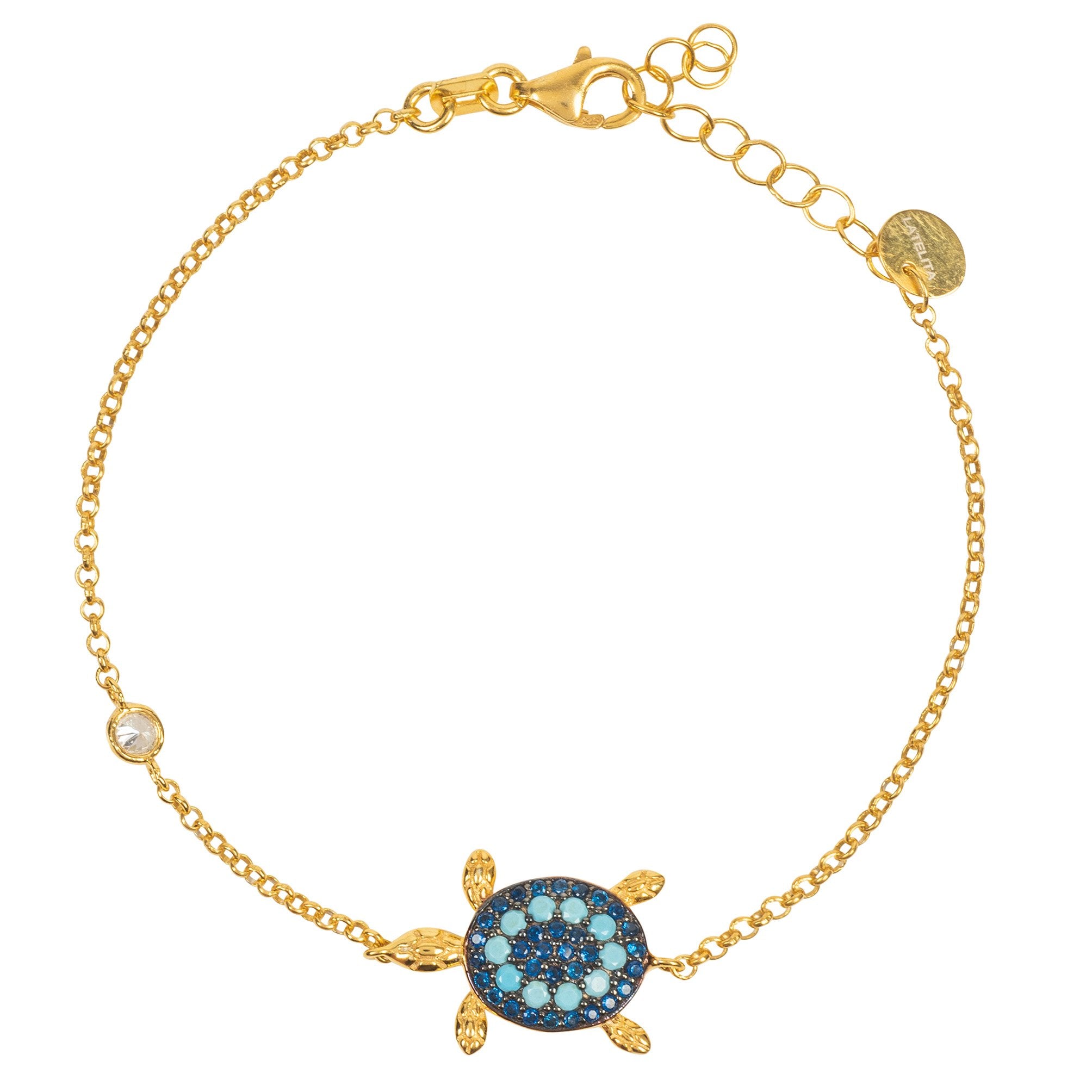 Gold turtle bracelet new arrivals
