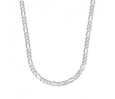 Sterling Silver Figaro Chain 42 + 5cm CH50