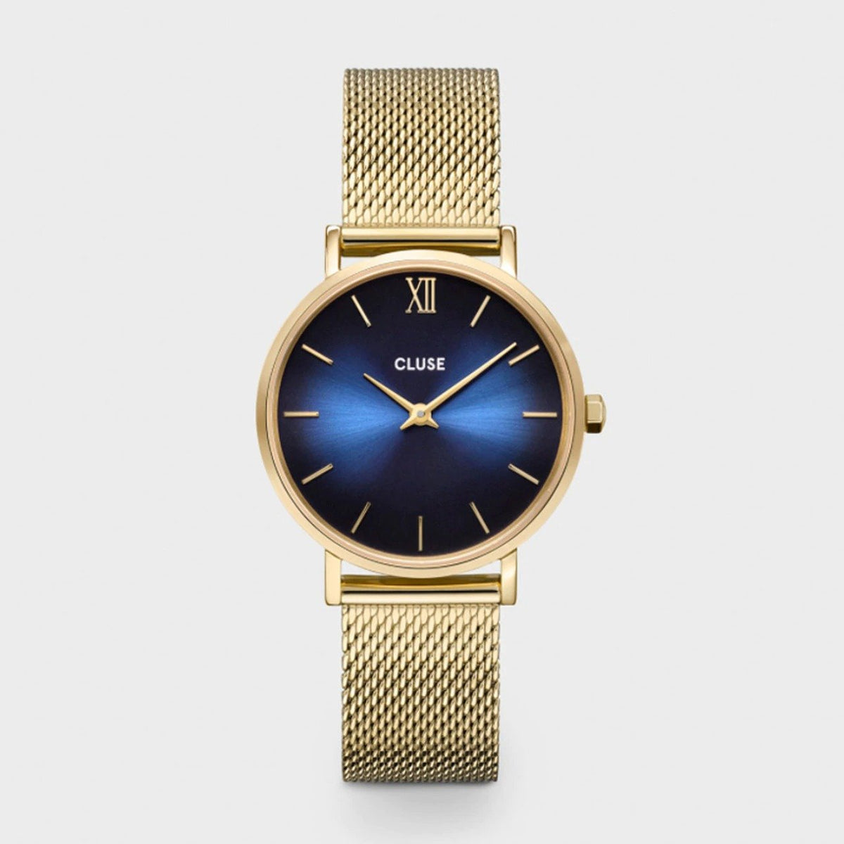 CLUSE Minuit Gold Midnight Deep Blue/Gold Mesh CW10202
