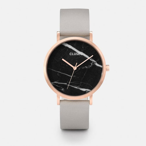 Cluse black marble watch online