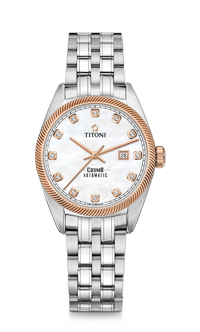Titoni Cosmo Ladies Automatic Watch 818 SRG-622