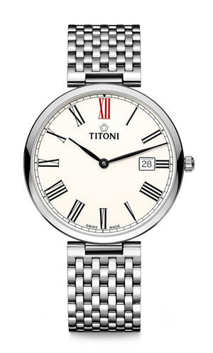 TITONI Slenderline Gents Automatic Watch 82718 S-608