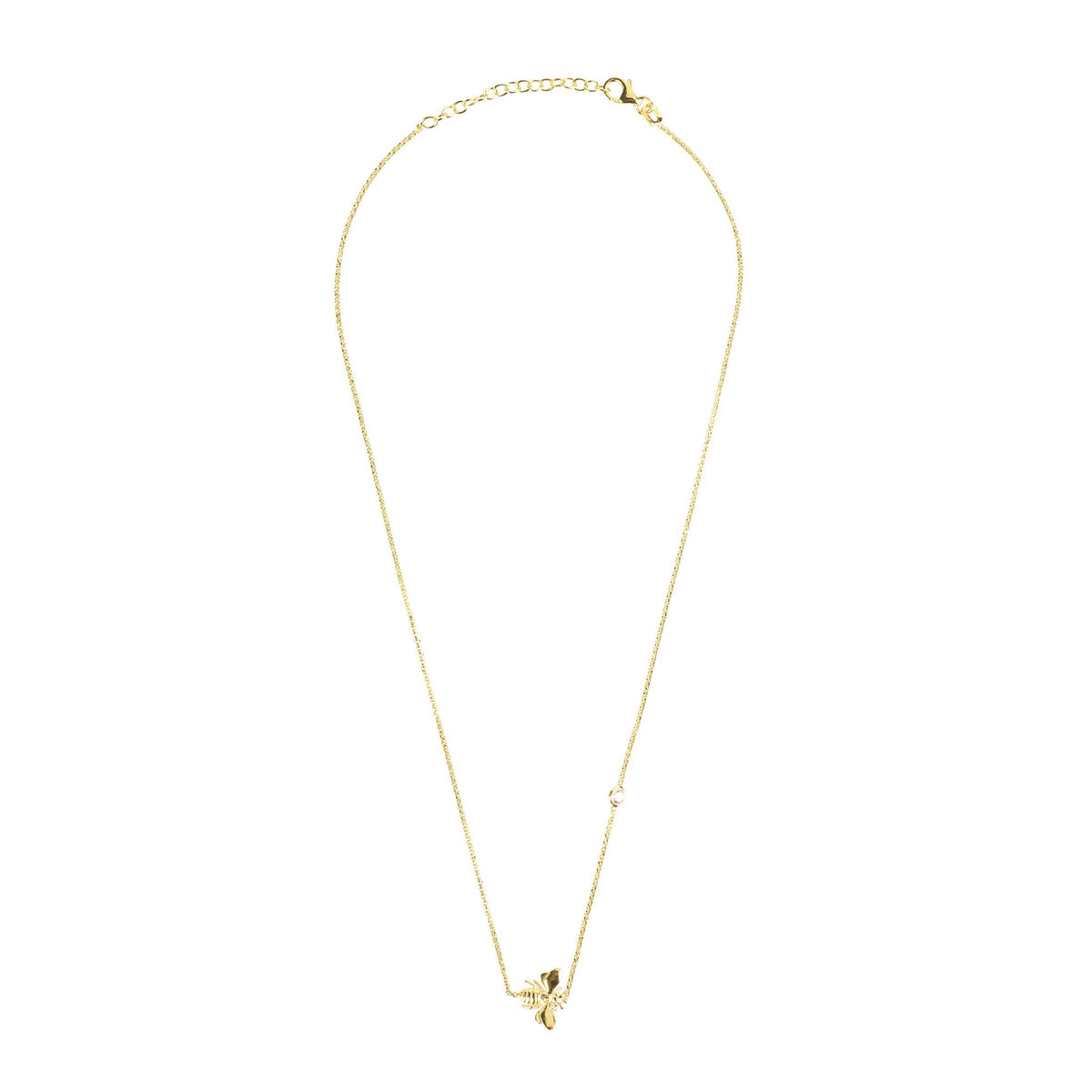 Queen Bee Necklace Gold
