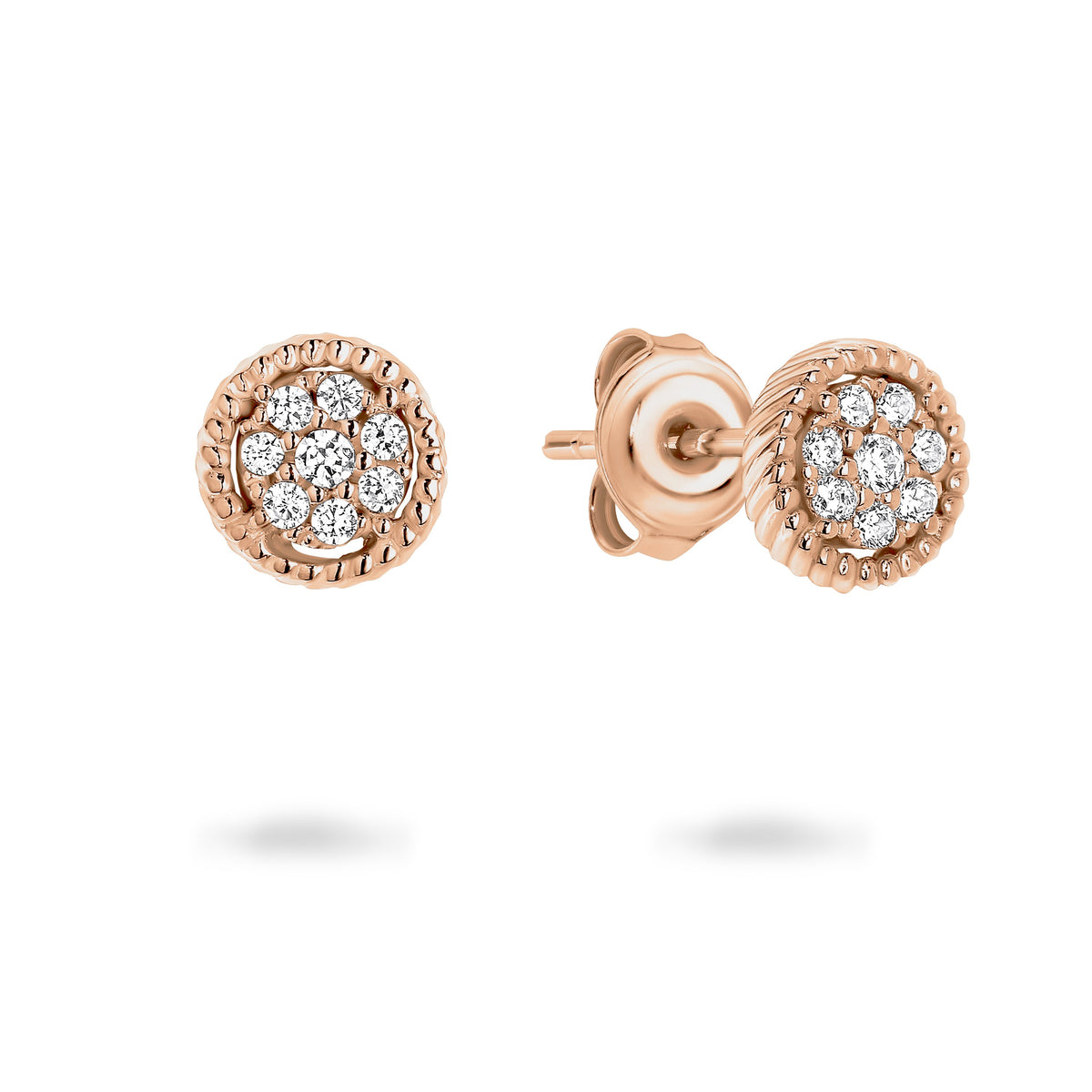 GEORGINI Mica Rose Gold Earrings E763RG
