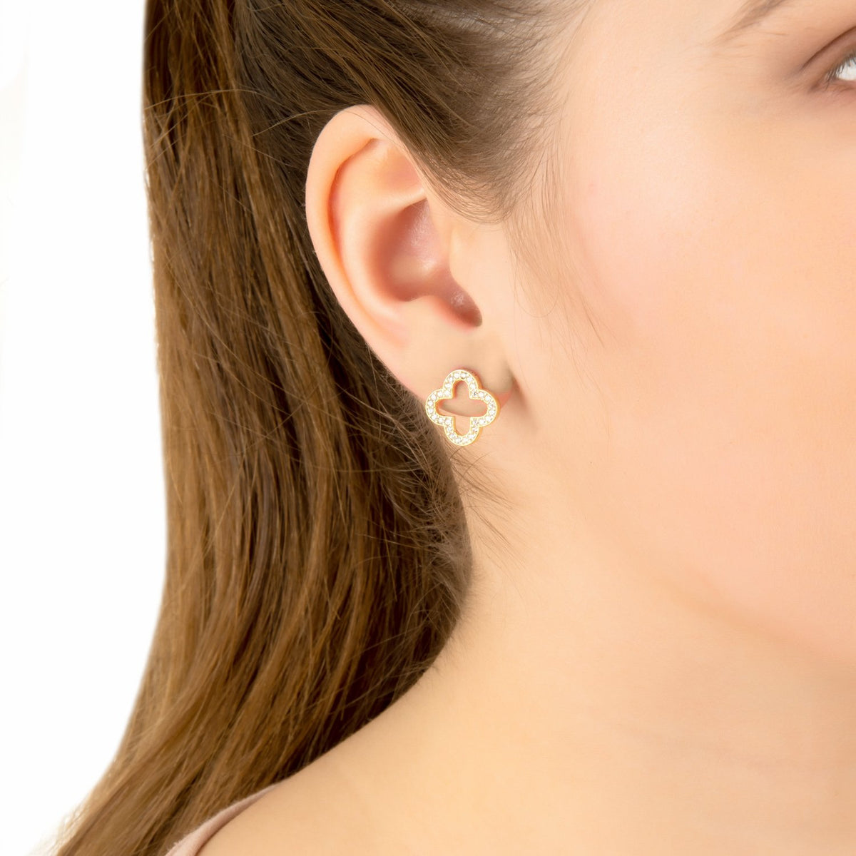 Open Clover Earring