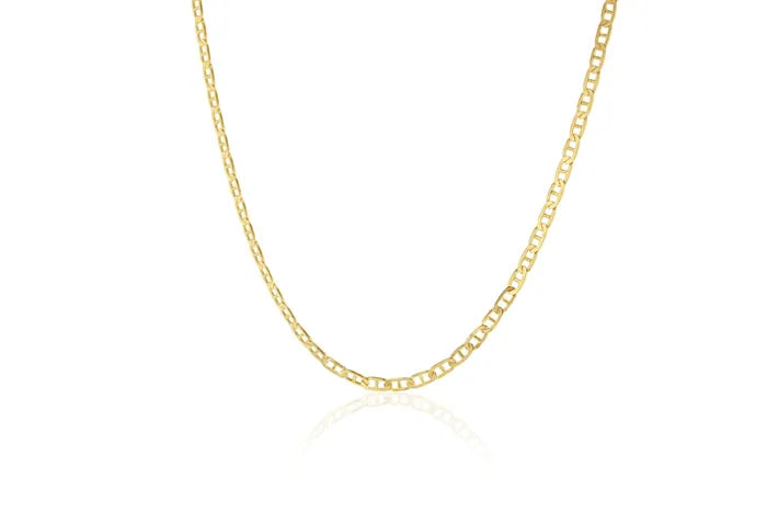 9K Yellow Gold Anchor Chain 2.5mm 55cm
