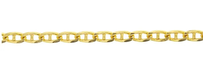 9K Yellow Gold Anchor Chain 2.5mm 55cm