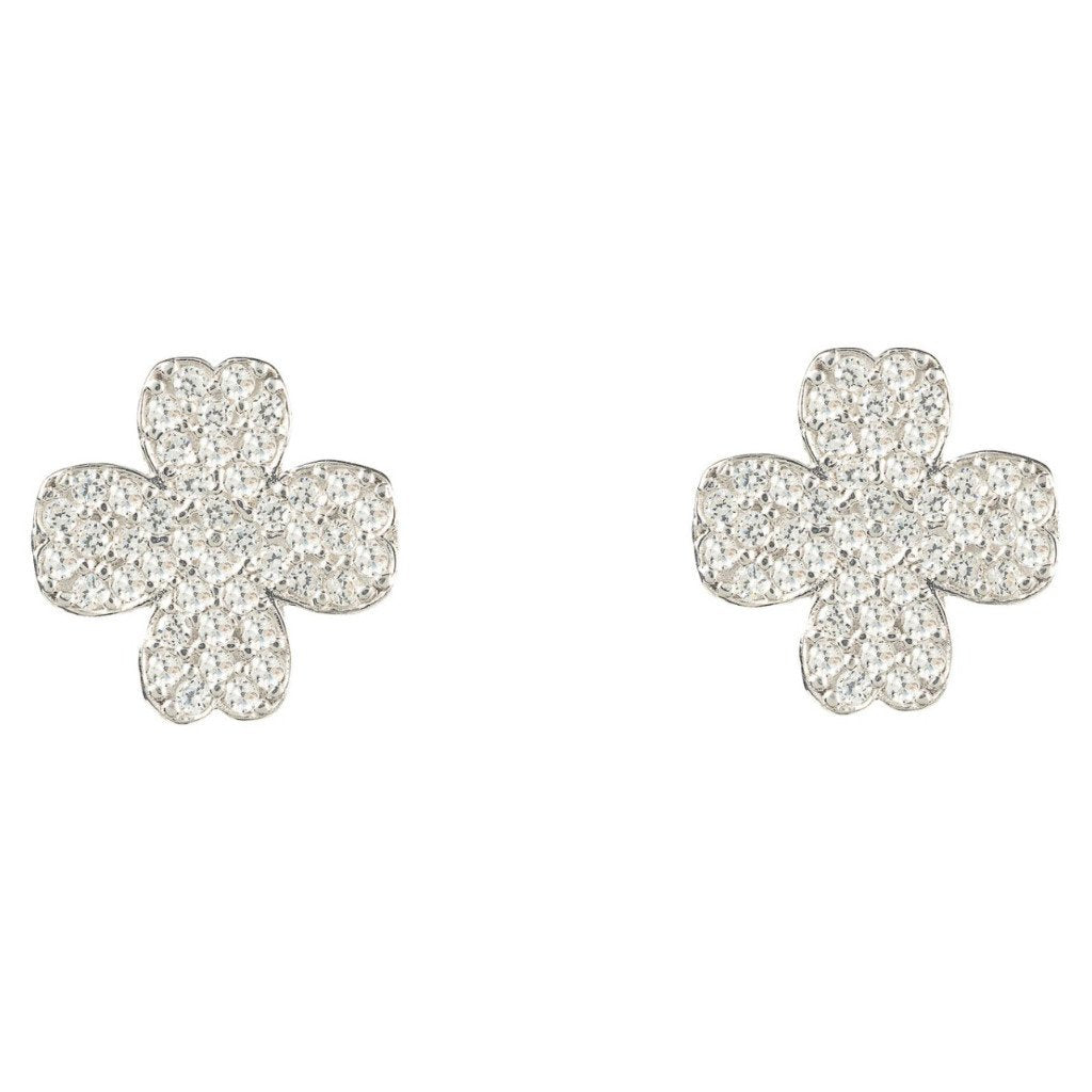 Lucky Four Leaf Clover Earring