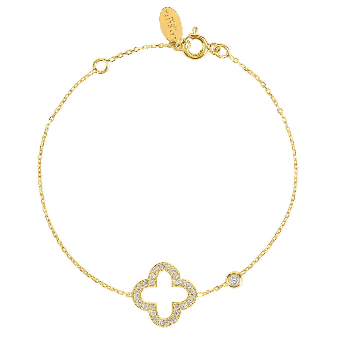 Open Clover Bracelet