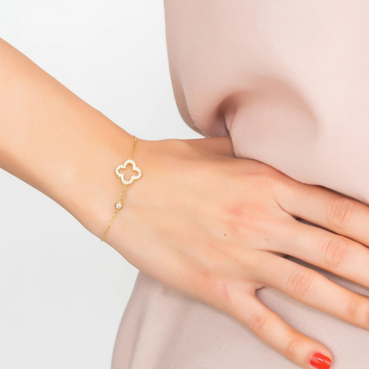 Open Clover Bracelet