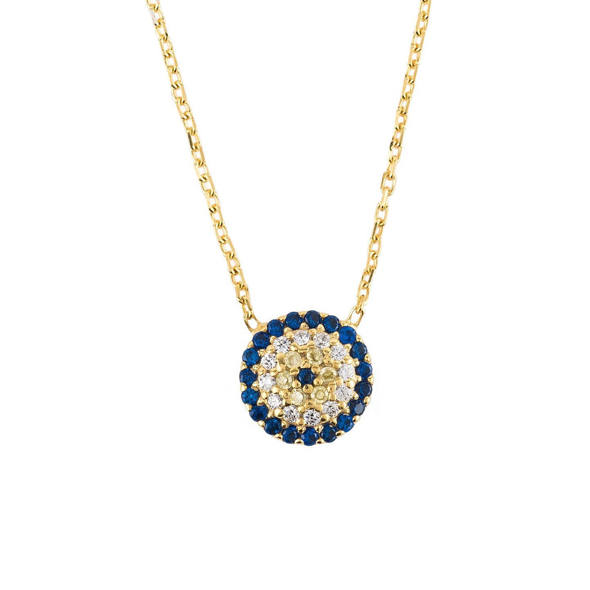 Evil Eye Necklace Gold