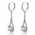 1 Carat Round Cut Solid 925 Sterling Silver Bridal Earrings MXFE8019