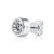 1 Carat Moissanite Diamond Earring (1 Piece) Unisex 925 Sterling Silver MJFE8195