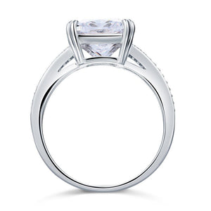 Solid 925 Sterling Silver Ring 6 Carat Created Zirconia MXFR8152