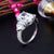 5 Carat Solid 925 Sterling Silver Ring Three-Stone Pageant Luxury Jewelry MXFR8311
