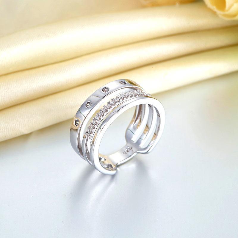 Wedding Band Anniversary Solid 925 Sterling Silver Ring Jewelry MXFR8313
