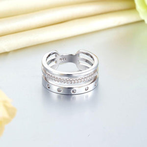 Wedding Band Anniversary Solid 925 Sterling Silver Ring Jewelry MXFR8313