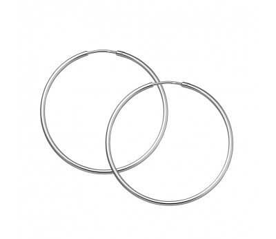 Sterling Silver Essential Thin Hoops HE133