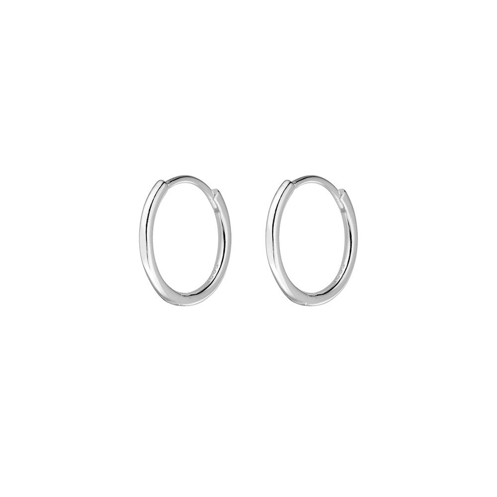 Sterling Silver Huggies 10mm