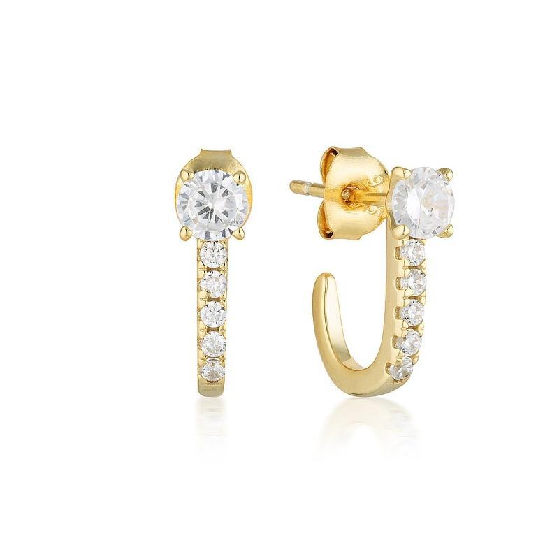 GEORGINI ISLA GOLD Hoop Earrings IE932G