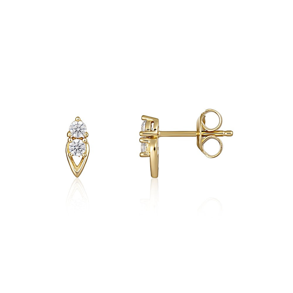 GEORGINI HEIRLOOM KEEPSAKE EARRINGS GOLD IE960G