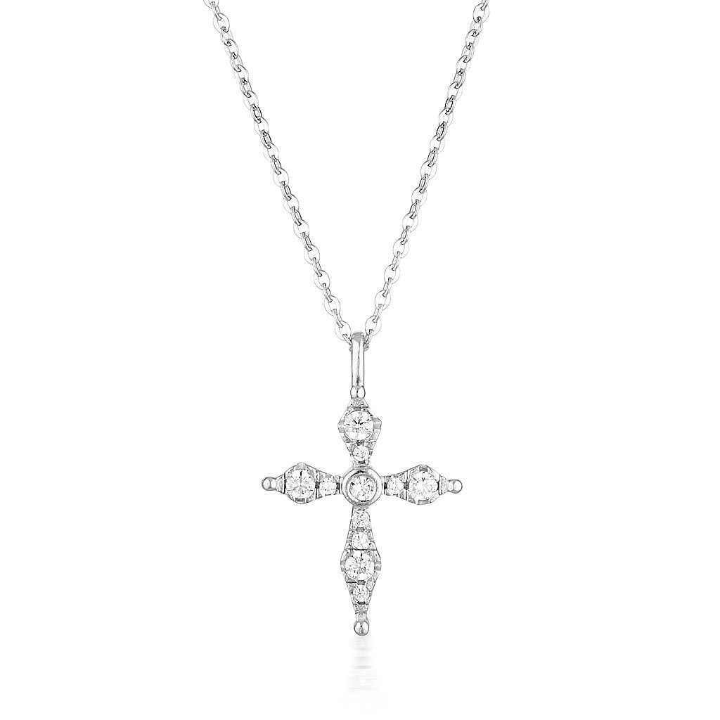 GEORGINI Bless Mini Cross Pendant P741W