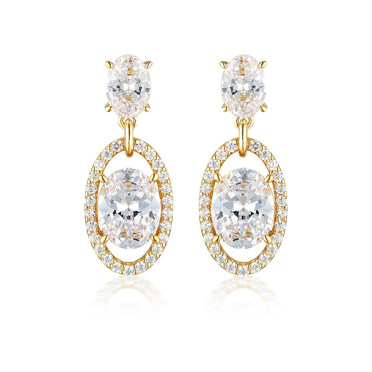 GEORGINI AURORA HEAVEN EARRINGS GOLD IE979G