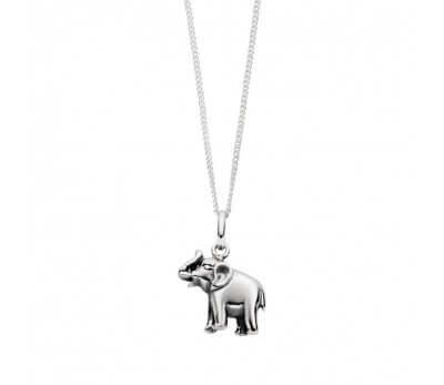 Sterling Silver Elephant Necklace