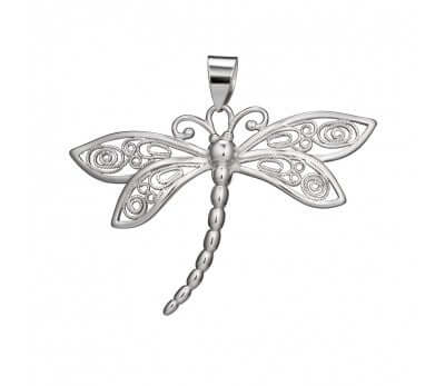 Sterling Silver Dragon Fly Pendant