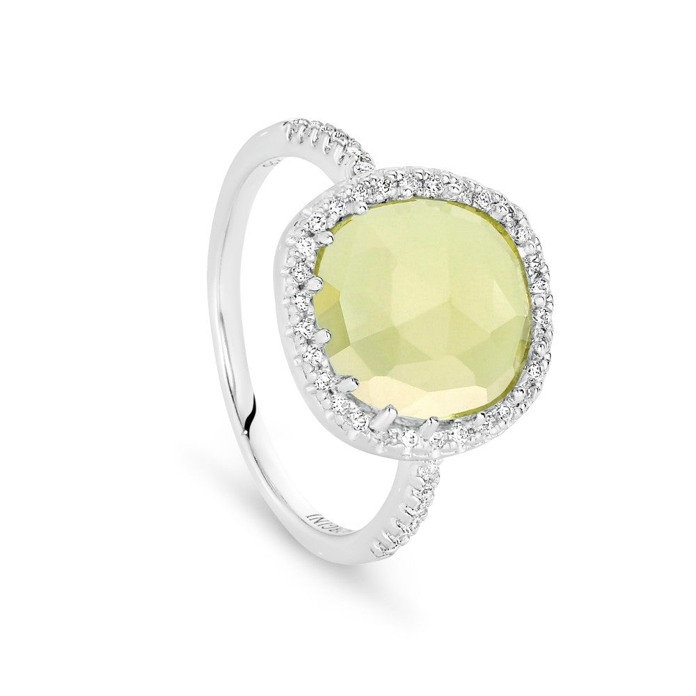 GEORGINI SEMI PRECIOUS LEMON QUARTZ RING R385L