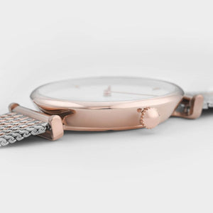 CLUSE Triomphe Rose Gold Bicolour Mesh  CW0101208001