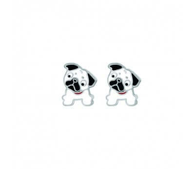 Sterling Silver Bull Dog Earrings TTSE29