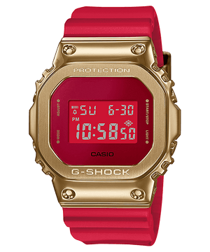CASIO G-Shock China Red Metal Gold LCD GM5600CX-4D